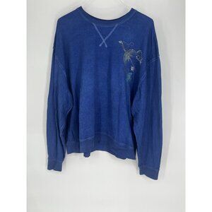 Disney Pandora World Of Avatar Cave Drawings Sweatshirt Glow In The Dark Sz XL